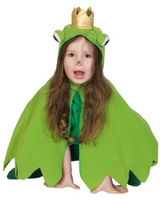 PxP 12208 - Frosch Cape, Kinder Kostüm Gr. 92-104-116 Froschkönig