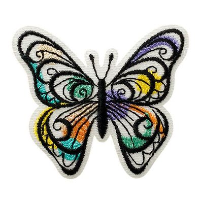 Mono Quick 14120 RECYCL-PATCH Schmetterling Bügelbild, ca. 4,2 x 4,9 cm PET