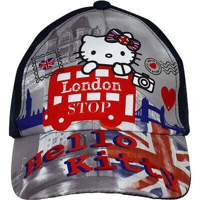 Hello Kitty * Kinder Mädchen Basecap Base Cap Kappe Mütze Hut * NEU* Größe 52 54