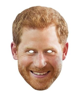 Rubies Card mask - Face Mask * Prince Harry, Meghan Markle * Maske aus Pappe