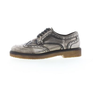 Gabor Damen Schnürhalbschuhe Derby Metallic Silber Größe 38