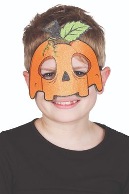 Rubies Kindermaske 6245600 Hexe oder 6245601 Kürbis, Maske Halloween, Karneval
