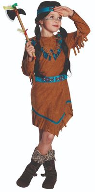 Mottoland 116178 - Indianerin Kostüm - Kinder Indianermädchen Kleid - Sacajawea