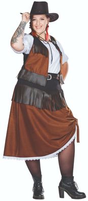 PxP 13465 - Cowgirl Full Cut, Plus Size Damen Kostüm Gr. 42 - 54