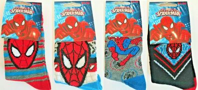 Spider-Man, Kinder Socken, Strümpfe - Gr. 23/26 27/30 31/34, Marvel Avengers