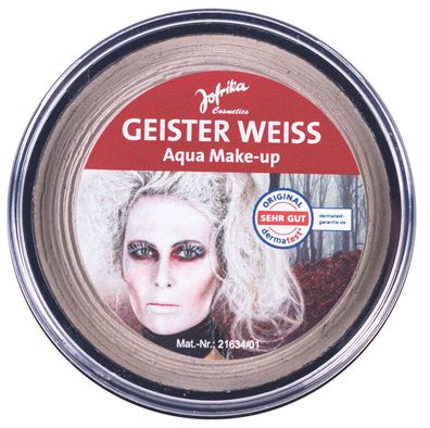 Jofrika Cosmetics 708784 - Geister Weiß Aqua Make-up, Cup 16g - Gespenster Weiss