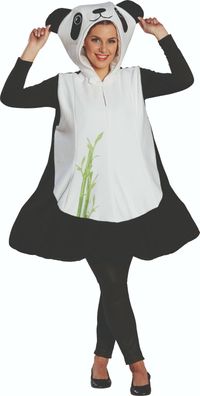 Mottoland 118175 - Panda Dame, Damen Kostüm Kleid - Gr. STD