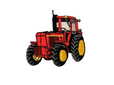 Mono Quick 14622 Roter Traktor, Bügelbild Patch Fahrzeug
