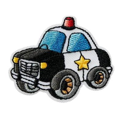 Mono Quick 08252 Polizeiauto, Bügelbild, Patch Polizei Fahrzeug