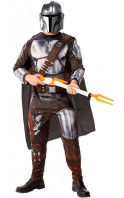 Rubies 300930 - Mandalorian Erwachsenen Kostüm, Star Wars, Größe STD-XL