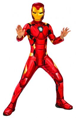 Rubies 702024 - Iron Man Kinder Kostüm, Avengers, Größe S - L Marvel