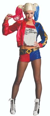 Rubies Harley Quinn, Suicide Squad Kostüm, Perücke o. Baseballschläger Halloween