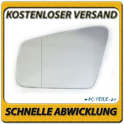 Spiegelglas für Mercedes S-KLASSE W221 2009-2013 links asphärisch Fahrerseite