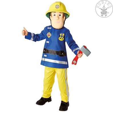 Kinder Kostüm Feuerwehrmann Sam - 3610901 - Fireman Sam Deluxe, Child * 2 - 7 J.