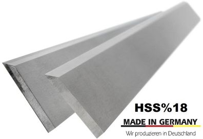 2 Stück 260x18x3 mm HSS 18%Wolfram Hobelmesser Hoch Qualität...