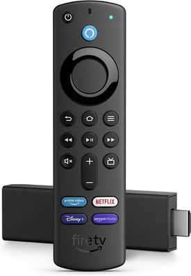 Fire TV Stick 4K mit Alexa-Sprachfernbedienung (mit TV-Steuerungstasten)