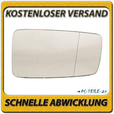 Spiegelglas für SEAT TOLEDO I 1991-1998 rechts Beifahrerseite asphärisch