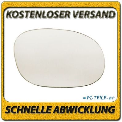 Spiegelglas für Citroen XSARA Picasso 1999-2010 rechts BeiFahrerseite konvex