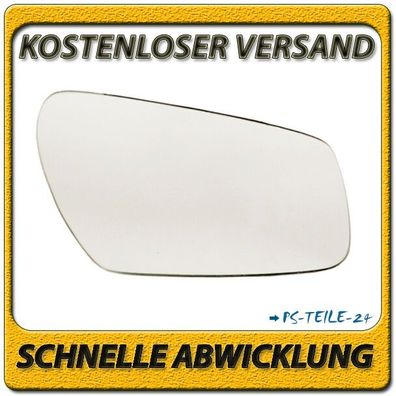 Spiegelglas für FORD MONDEO III 2003-2007 rechts BeiFahrerseite konvex