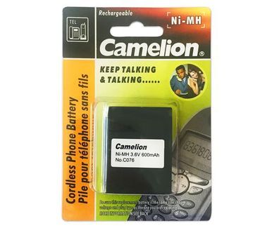 Ersatzakku - Camelion C076 - Telefonakku für Panasonic KX-A43 - 3,6 Volt 600mAh Ni-MH