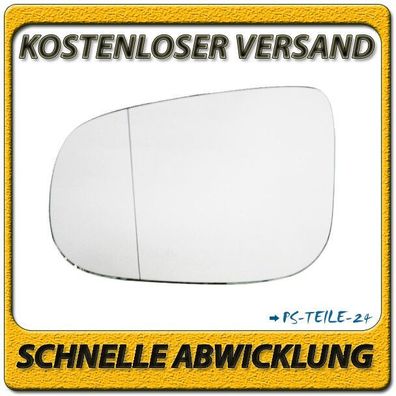 Außenspiegel Spiegelglas für VOLVO S60 II / S80 II 2010-2017 links asphärisch