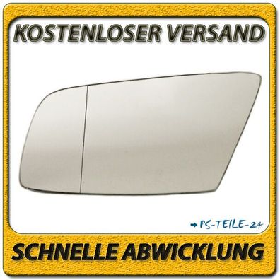 Spiegelglas zum Kleben für BMW 5er E60 E61 2003-2010 links asphärisch