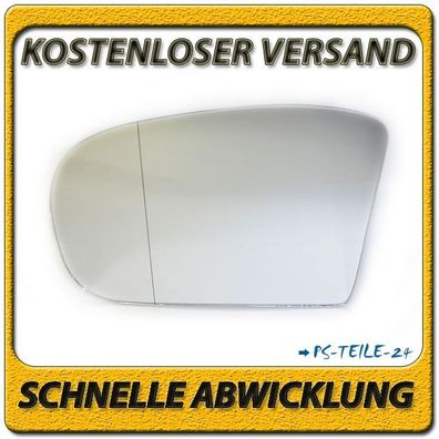 Spiegelglas zum Kleben für Mercedes C-Klasse W203 / S203 2000-2007 links asphäri