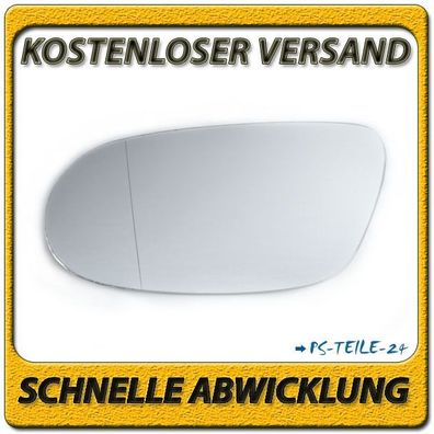 Spiegelglas zum Kleben für Mercedes CLK W208 1996-2002 links asphärisch