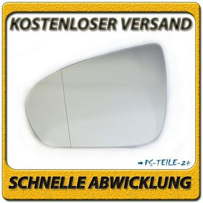 Spiegelglas zum Kleben für Mercedes SLK R171 Facelift 2008-2011 links asphärisch