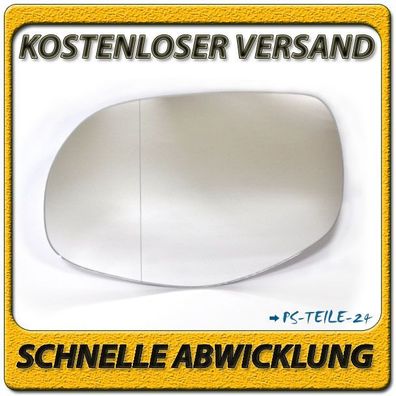 Spiegelglas zum Kleben für Porsche Cayenne 2007-2009 links asphärisch