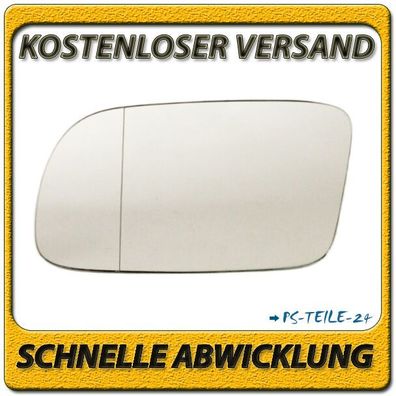 Spiegelglas zum Kleben für Mitsubishi LANCER IV 1988-1992 links asphärisch