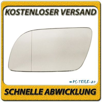 Spiegelglas zum Kleben für VW POLO 9N 2001-2004 links asphärisch