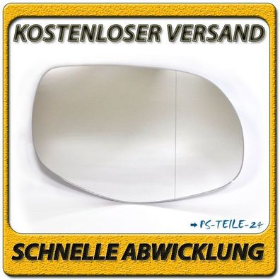 Spiegelglas zum Kleben für Porsche Cayenne 2007-2009 rechts asphärisch