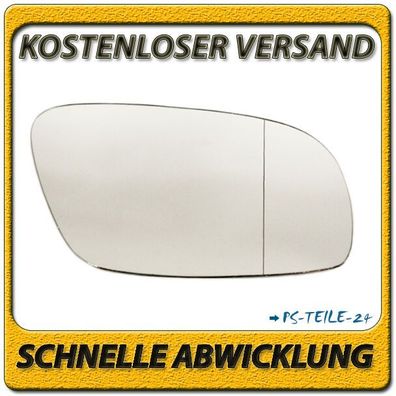 Spiegelglas zum Kleben für VW TOURAN 2003-2009 rechts asphärisch