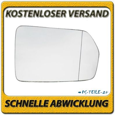 Spiegelglas zum Kleben für KIA Sportage II 05/2007-2010 rechts asphärisch