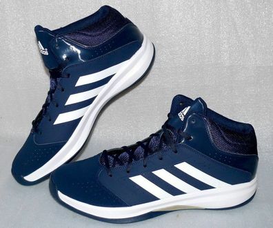 Adidas D69484 Isolation 2 Freizeit Schuhe Basketball Running Sneaker 47 Navy Wei