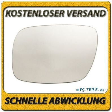 Spiegelglas zum Kleben für VW Touareg 2002-2006 links konvex