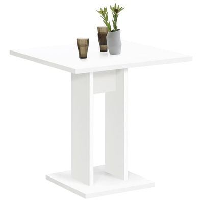 Tisch Esszimmertisch Küchentisch Beistelltisch ca. 70 x 70 cm BANDOL Weiß FMD