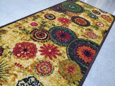 Rutschfester kleiner Teppich im Chakra 2-Stil - Teppich aus Polyester
