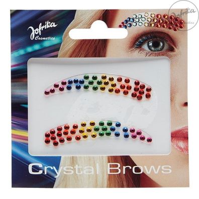 Jofrika - 750720 - Crystal Brows Rainbow * Regenbogen Augenbrauen - Einhorn