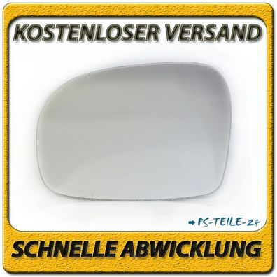 Spiegelglas zum Kleben für Mercedes VIANO W639 2004-2010 links sphärisch