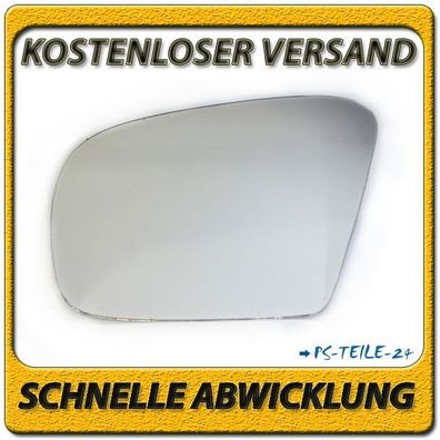 Spiegelglas zum Kleben für Mercedes ML W164 2006-2009 links sphärisch