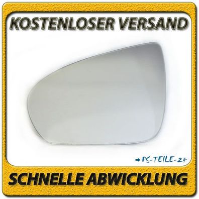 Spiegelglas zum Kleben für Mercedes SLK R171 Facelift 2008-2011 links sphärisch