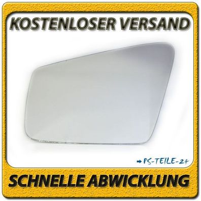 Spiegelglas zum Kleben für Mercedes CLS W218 / C218 ab 2011 links sphärisch