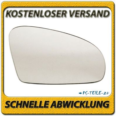 Spiegelglas zum Kleben für Mercedes SLK-Klasse R172 2011-2015 rechts konvex