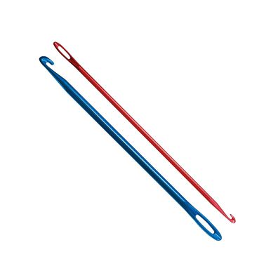 Addi Knooking Nadel, 284-7 Stärke 4 rot oder 286-7 Stärke 6 blau, Häkelnadel