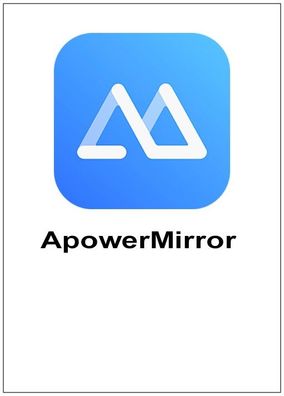 Apower Mirror -Echtzeit-Bildschirmspiegelung - Jahreslizenz -PC Download Version