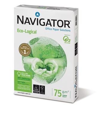 Navigator Eco-Logical Papier FSC eingeriest 75 g/ m² A4 500 Blatt hellweiß