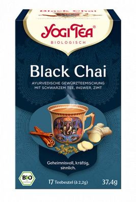 BIO YOGI TEA Black Chai | 17 x 2,2g