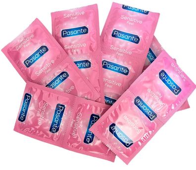 12 / 24 Stück Pasante Sensitive Kondome Gefühlsecht extra dünn MHD 05-26